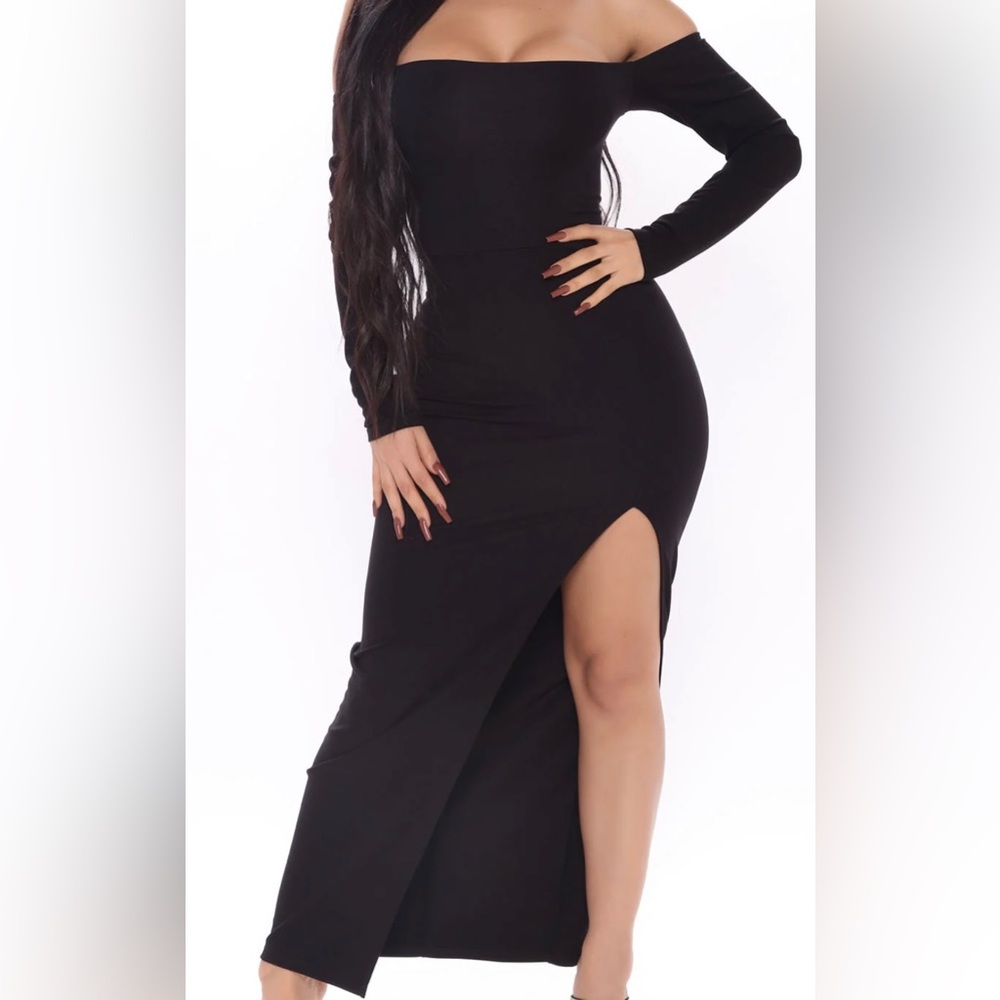 Midi Black Dress